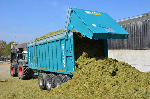 Remolque remolcado - ROLLPUSH 8742 - Rolland - de 3 ejes / agrícola / para ensilaje