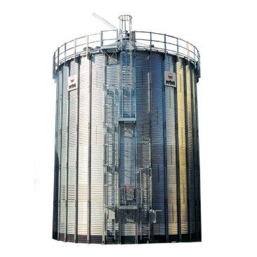 Silo para cereales - ROmiLL, spol. s r.o. - de acero galvanizado / de fondo cónico / ondulado