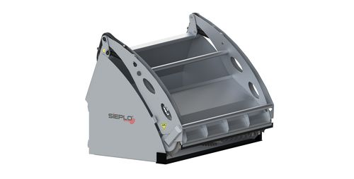 Desensiladora para alimentación - Sieplo Cutting bucket CB - Sieplo BV - remolcada
