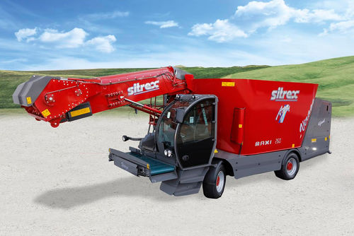 Mezclador de tornillo vertical - VIRAGE MAXI series - SITREX S.p.a. - autopropulsado / de 2 tornillos / con pesaje