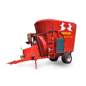 Mezclador de tornillo vertical - VM2 S Turbine series - SUPERTINO SRL - de arrastre / de descarga lateral / de 2 tornillos