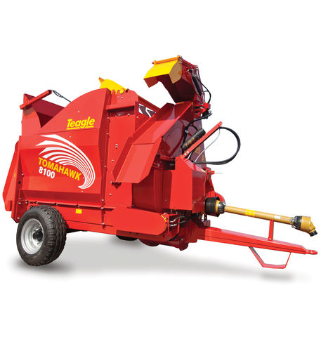 Empajadora de arrastre - TOMAHAWK 8100  - TEAGLE MACHINERY Ltd. - para balas circulares / para balas cuadradas