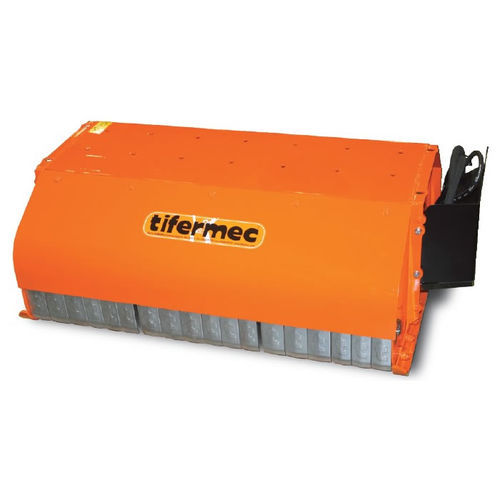 Trituradora de eje horizontal remolcado - T80L - Tifermec Srl - de cuchillas / con 16 martillos / con 36 cuchillas