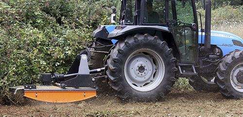 Girodesbrozadora forestal - D3S - TMC CANCELA Maquinaria Agricola Cancela S.L. - trasera