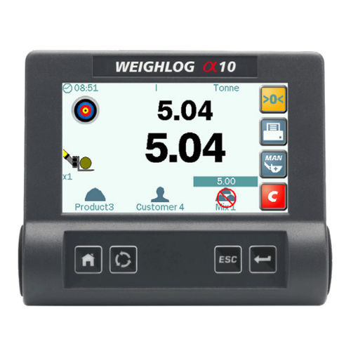 Sistema de pesaje embarcado - Weighlog a10 - Topcon Precision Agriculture - digital
