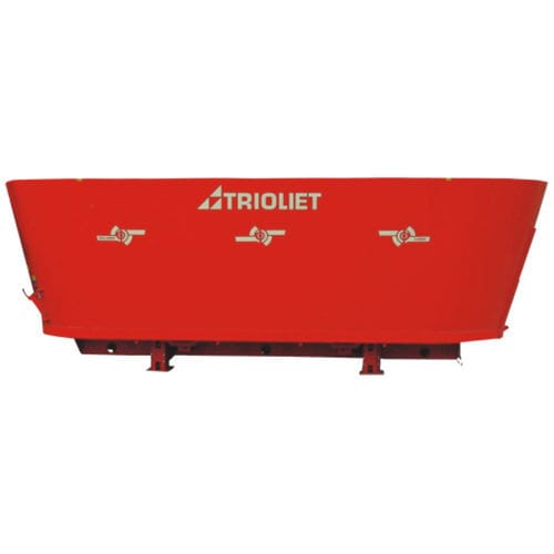 Mezclador de tornillo vertical - Solomix 3 STAT - Trioliet B.V. - estacionario / de descarga frontal / de 3 tornillos