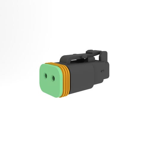 Conector clavija - DT06-2S-CE05 - Tyri Lights - 2 polos / hembra