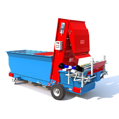 Línea de producción hortícola para cubrir macetas - TP2800 - URBINATI Srl - automática