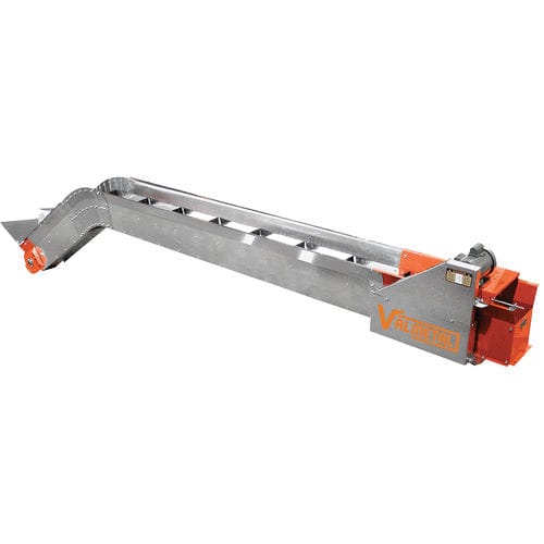 Transportador de alimentación - Valmetal - con cadena / inclinado