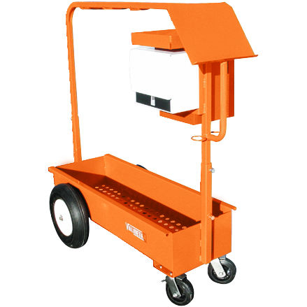 Carro de transporte de plataforma - Valmetal - con ruedas giratorias