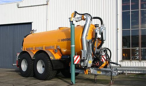 Esparcidor de estiércol líquido en tándem - Profiline - Veenhuis Machines BV - de arrastre / de vacío / con localizador