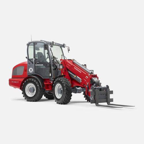 Cargadora telescópica - 3080T - Weidemann - con neumáticos / con cabina / articulada
