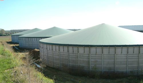 Funda protectora para silo - Silocover  - Wiefferink BV - de poliéster / de acero / sostenible