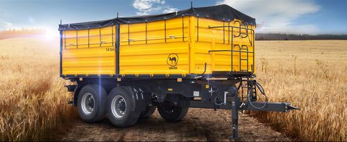 Remolque volquete - PRC-2B / W14 T - WIELTON S.A. - basculante / en tándem / agrícola