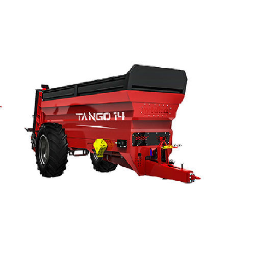 Esparcidor de estiércol de arrastre - TANGO / SIERRA - METALTECH - de cilindros verticales / de 1 eje / compost