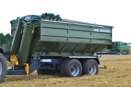 Remolque de transbordo - PBN-30 - Zavod Kobzarenka Ltd. - de 2 ejes / de granos / con freno neumático
