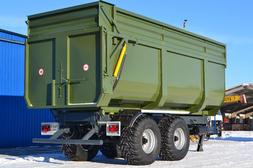 Remolque basculante - TSP-26 - Zavod Kobzarenka Ltd. - de 2 ejes / agrícola / 20 t...40 t