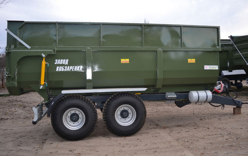 Remolque basculante - TSP-14 - Zavod Kobzarenka Ltd. - de 2 ejes / agrícola / 10 t ... 20 t