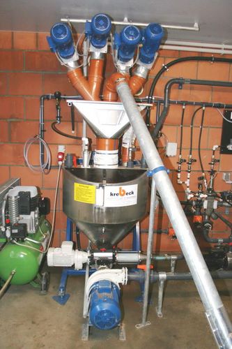 Equipo de alimentación para porcinos - A. Krebeck GmbH Stalleinrichtungen und Apparatebau - estacionario / con controlador / alimentación líquida