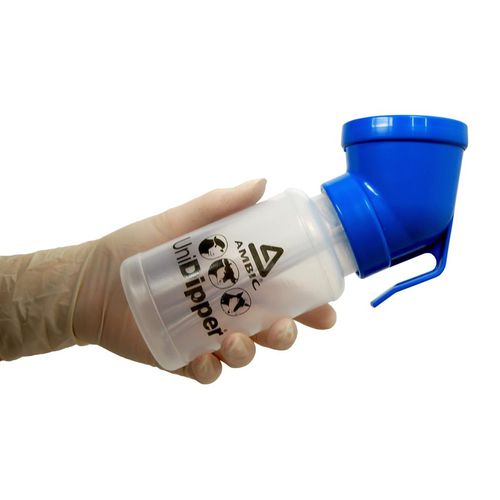 Vaso para baño de ubres antirretorno - UniDipper - Ambic Equipment Ltd.