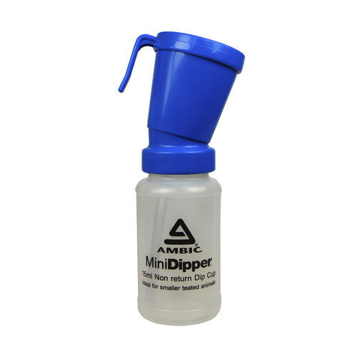 Vaso para baño de ubres antirretorno - MiniDipper™ - Ambic Equipment Ltd.