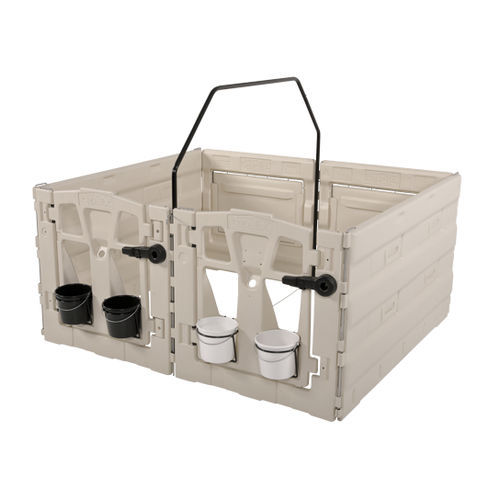 Sistema de alojamiento para la ganadería - Calf-Tel - L.T. Hampel GmbH - para terneros / colectivo / de plástico