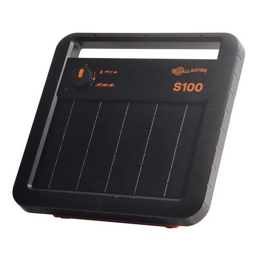 Electrificador alimentado por batería - S100  - Gallagher Europe - de energía solar / portátil / recargable