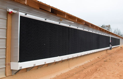 Panel de enfriamiento evaporativo para instalación agrícola - H2Pad - Hog Slat