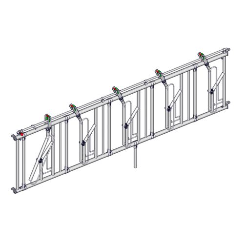 Cornadiza para vacas - PA0385 - JOURDAIN - de estructura tubular / reglable