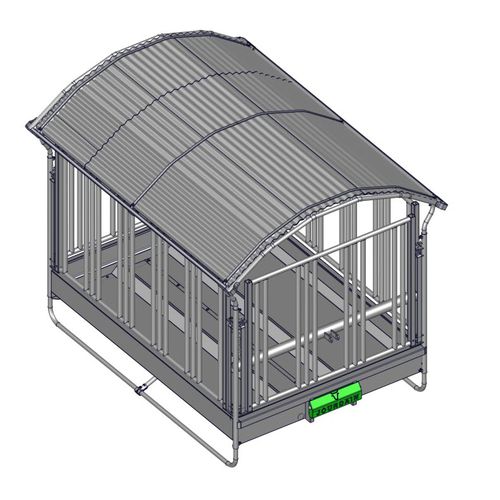 Contenedor de alimento para caballos - RA0967 - JOURDAIN - de acero / multiacceso