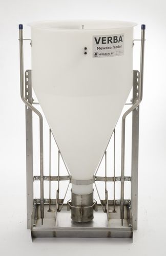 Tolva de alimentación para cerdos - Mewaco Series - VERBA - de acero inoxidable / con boquillas