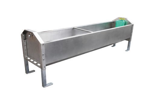 Pesebre para bovinos - DAIRYNOX 400 - LA BUVETTE - de acero inoxidable / fijado al suelo / multiacceso