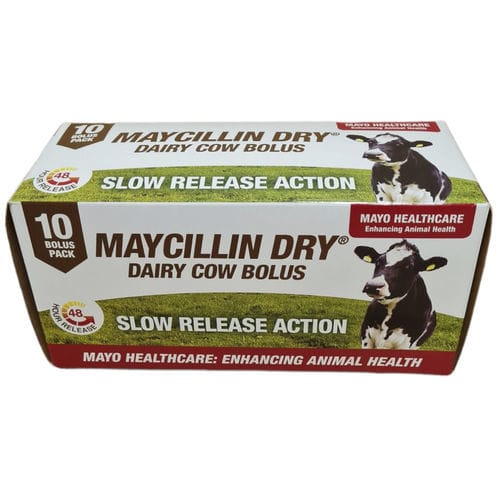 Bolo para la nutrición - Maycillin Dry - Mayo Healthcare - para bovinos / intrarruminal / de aumento de la resistencia de las ubres