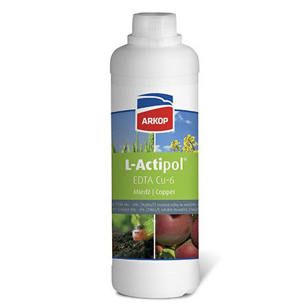 Fertilizante orgánico - L-Actipol EDTA Cu-6 - Przedsiebiorstwo ARKOP Sp. z o.o. - con oligoelementos / rico en cobre / líquido