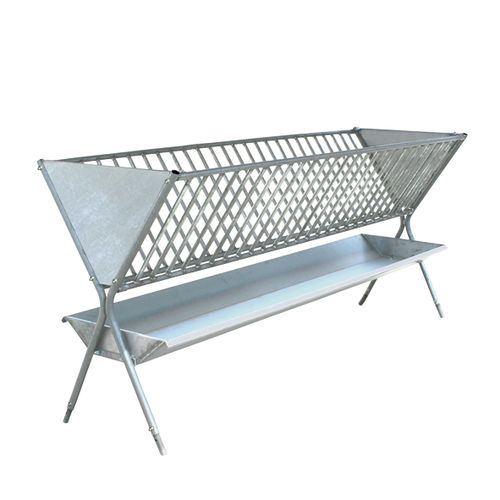 Contenedor de alimento para corderos - RMD 3000 - SATENE SAS - para cabras / en acero galvanizado / multiacceso
