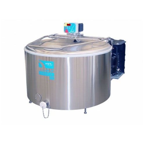 Cuba para leche - FIRST.S - SERAP INDUSTRIES - vertical / abierta / de acero inoxidable