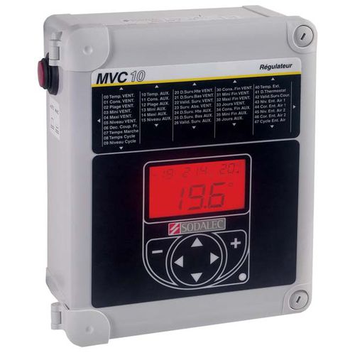 Unidad de control climático para gallinero - MVC 10 - SODALEC DISTRIBUTION - para establo / de temperatura / de ventilación
