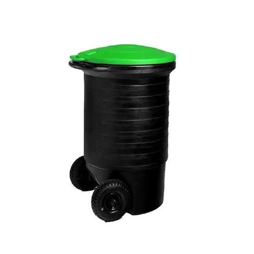 Cubo de basura de polietileno - 350025 - VDK Products BV - con tapa / móvil