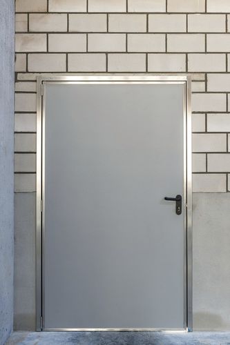 Puerta de granero - Vereijken Hooijer B.V. (Pro Dromi®) - fija / de acero inoxidable / de plástico