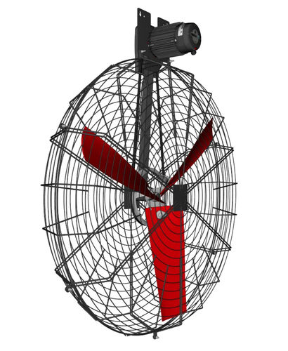 Ventilador para instalación agrícola - K series - Multifan - para granja lechera / de circulación de aire / suspendido