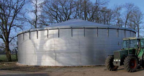 Cuba para purines - WEDA Dammann & Westerkamp GmbH - vertical / de acero / de exterior