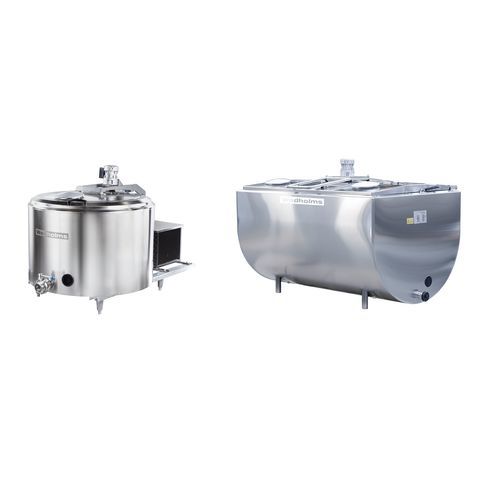 Cuba para leche - DFOV - Wedholms AB - abierta / de acero inoxidable / para almacenamiento