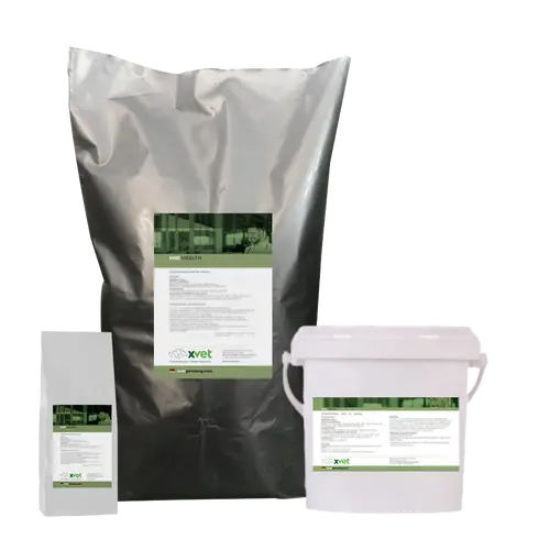 Complemento alimenticio seco - TanniFit Plus - XVET GmbH - para animales / para bovinos / con aceites esenciales