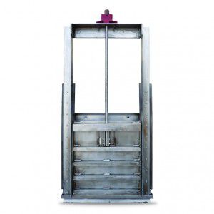Compuerta de esclusa de corredera - SS-25x Series - Waterman Industries - de acero inoxidable