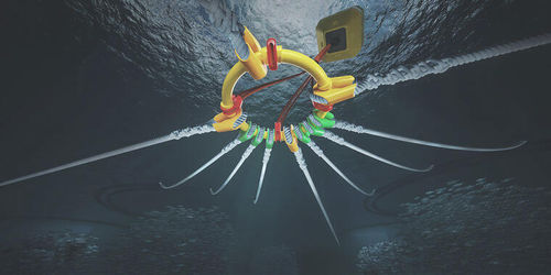 Sistema de amarre para la acuicultura - Alfaring - AKVA group - con boyas / con anclas