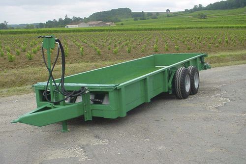 Remolque plataforma - M13 - Somaref - remolcado / de 2 ejes / de recolección
