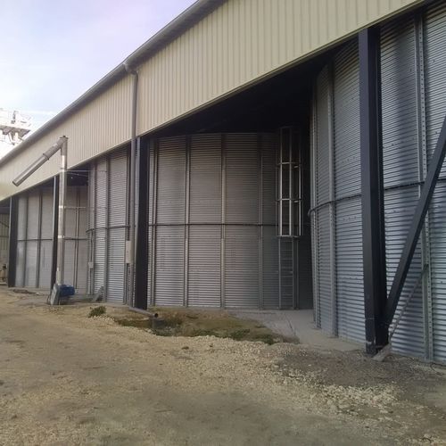 Silo para cereales - AGRICONSULT - para trigo / de acero / de acero galvanizado