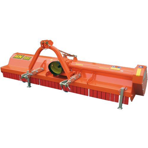 Trituradora de eje horizontal remolcado - KN series - Agrimaster - de martillos / de cuchillas / para vergel