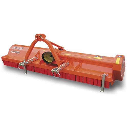 Trituradora de eje horizontal remolcado - KP SUPER series - Agrimaster - de cuchillas / para grandes cultivos / con 24 martillos