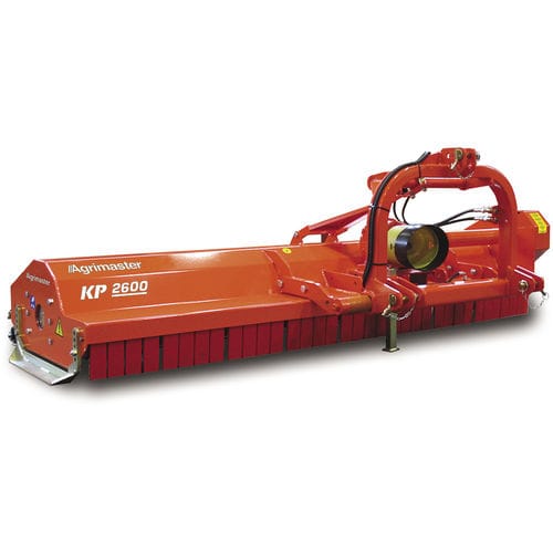 Trituradora de eje horizontal remolcado - KP series - Agrimaster - de martillos / de cuchillas / para vergel